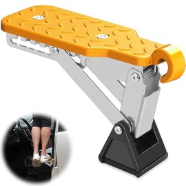 Escalón de Ajuste Universal para Puerta de Coche, Pedal de Puerta de Coche Ajustable de 7 Velocidades, Escalera de Pedal para Ambos Pies, Acceso Al Techo del Coche, SUV y Camiones