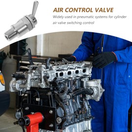 Gatuida Toggle Switch Air Pneumatic Replacement Knob Control Switch Steel Material