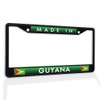 Metal Insert License Plate Frame Made in Guyana Weatherproof Car