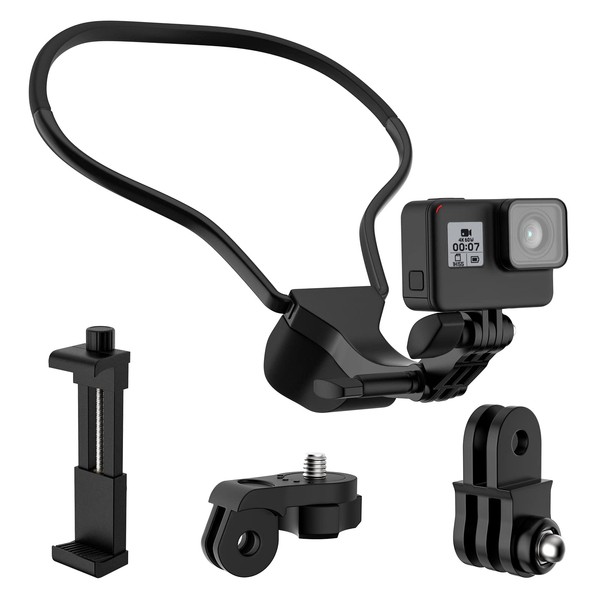 ATiC Phone Holder for Gopro, Necklace Mount, Smartphone Neck Holder,