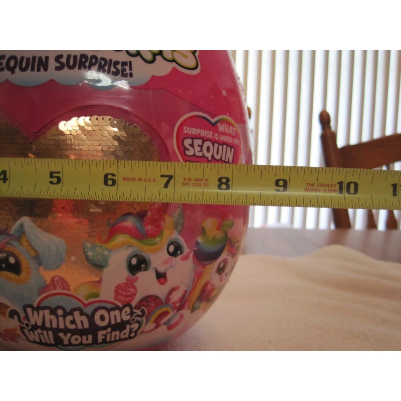 ZURU 2018 ZURU RAINBOCORNS GOLD SEQUIN SURPRISE PURPLE HORN--NEW--FAC