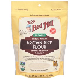 Bob's Red Mill Bob's Red Mill Organic Brown Rice Flour, 24-ounce (Pack of 4)