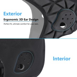 Dialudon Soft Shell Padded Helmet Rugby Headguards 7v7 Flag Football Soccer Goalkeeper Cap Headgear Protective for Kids Youth Adults