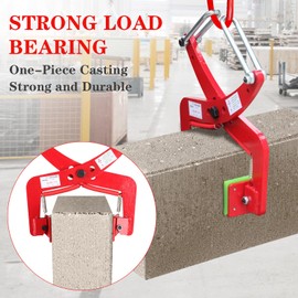 Stone Lifting Clamp 716 Lbs Stone Lifting Clamps Heavy Duty Curb Stone Handling Stone Lifting Clamp Wide Opening Hoisting Marble Granite Slab Lifting Clamp Adjustable Granite Curb Clamp Scissor Clamp