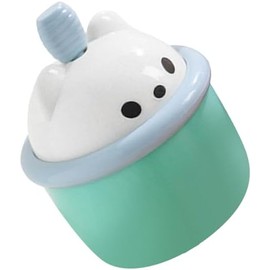 Beavorty Espumador Facial Portátil en Forma de Oso Verde de Abs para Limpieza Diaria y Baño, Crea Espuma Abundante para Cuidado Versátil Piel