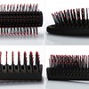 com-four® 4-Piece Styling Set with Various Hair Brushes with Soft