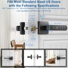 Foxgard Smart Fingerprint Door Lock:Fingerprint Door Knob-Biometric 5-in-1 Finger Print