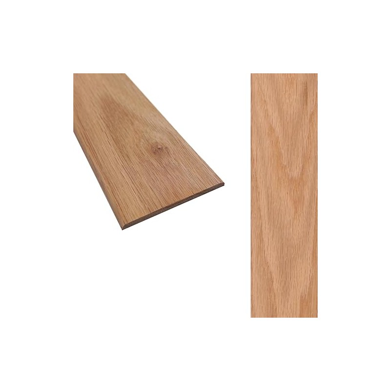 Solid Oak Flat Threshold Transition Door Bar 70mm Wide x