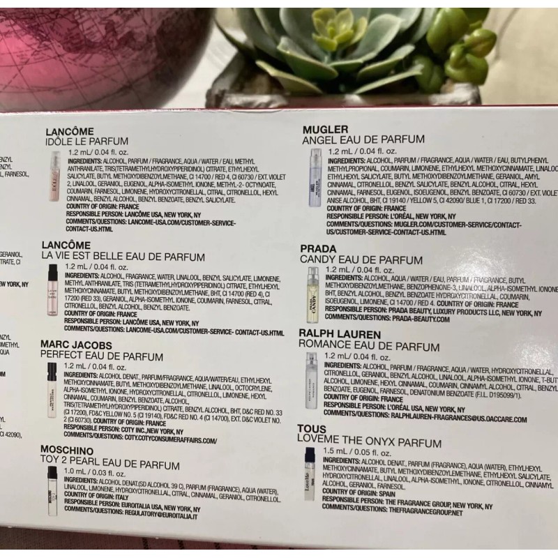 Macy's 2024 Woman 18-Pc. Favorite Scents Perfume Samples Set