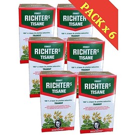 Richter Tea Herbal Tea 100% Natural Plant Based Digestion - 6 Boxes