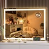 Hasipu Vanity Mirror with Lights, 28" x 20" LED Makeup
