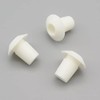 VVO Fasteners- White Plastic Front Door Card Clips for Land