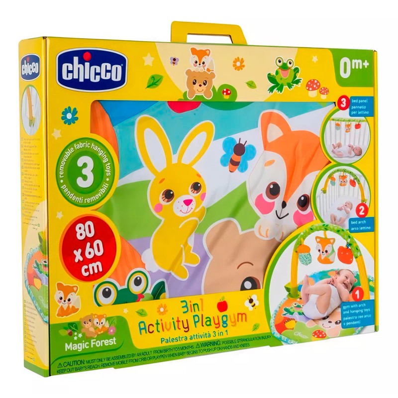 Chicco Tapete de actividades 3 en 1 Magic Forest -