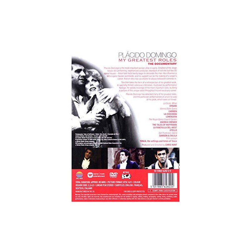 Placido Domingo - My Greatest Roles / The Documentary