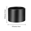 TOCCOOL 4 Pack Ceramics Light Socket Shade Rings, Light Socket