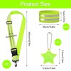 NICKLIN Reflective Strips Adjustable,7Pcs High Visibility Reflective Gear Set,Reflector Belts