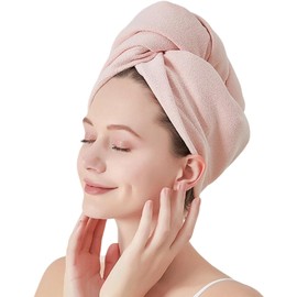 Turbante de cabello de secado rápido con microfibra absorbente para mujeres y hombres, toalla de cabello Rapiddry