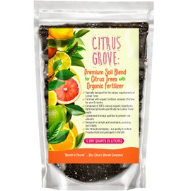 GARDENWISE Premium Citrus Potting Mix: Organic Soil for Indoor/Outdoor Trees - Perfect for Oranges, Lemons, Limes & Grapefruits - Hand Blended for Optimal Growth (Citrus Potting Mix, 1, QUARTS)