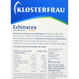 Klosterfrau Echinacea Lozenges + Vitamin C (Pack of 24)
