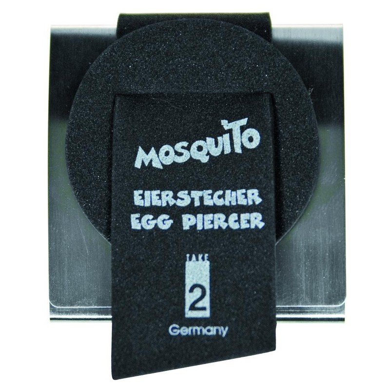 Take2 Mosquito Eierstecher, 18/8 Edelstahl, Silber, 4.5 x 4.5 x