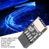 Adaptador USB Tipo E a Tipo C - Panel Frontal