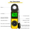INFURIDER Digital Luxmeter Light Meter YF-881D Illuminometer 0.1-400,000 Lux Light