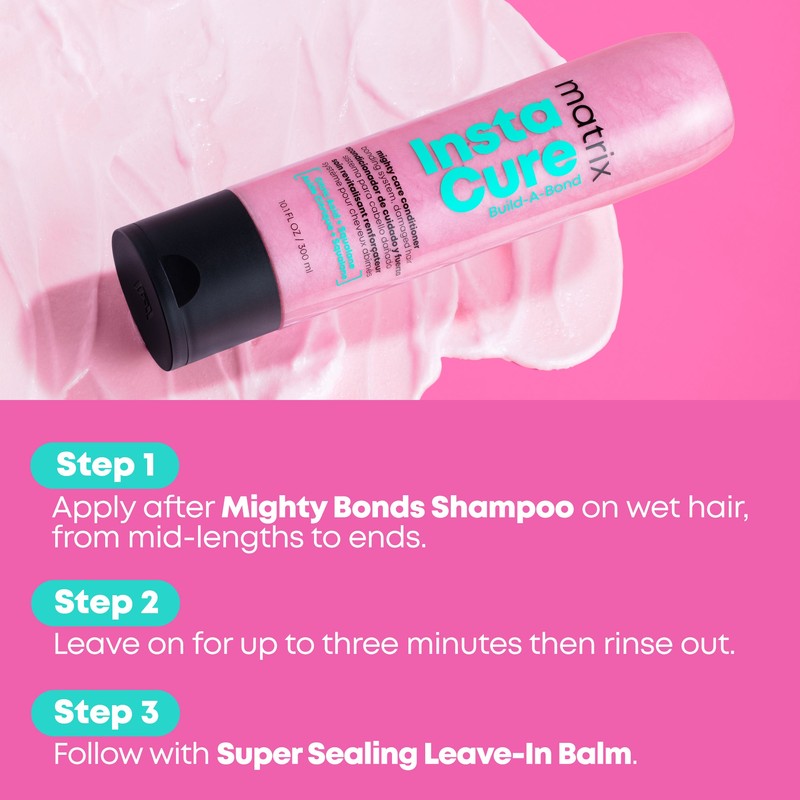 Matrix Instacure Build-A-Bond Mighty Bonds Shampoo and Conditioner Bundle