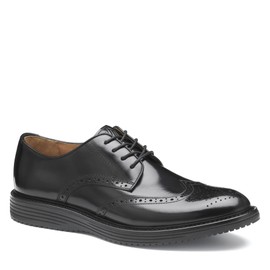 Johnston & Murphy Upton Wingtip Black Full Grain -Size 9.5M