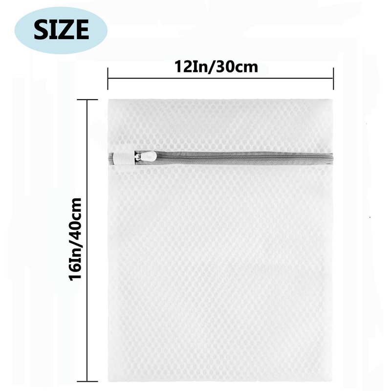 Aieve 3 PCS Honeycomb Mesh Laundry Bags, 12 x 16