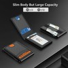 idudu Wallet for Men, Slim Minimalist Mens Wallet 9-12 Cards