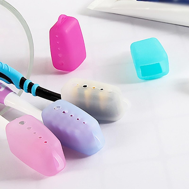 MAGICLULU 5 Piezas Fundas para Cepillos de Dientes de Viaje