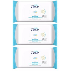 Dove Baby Wipes, Rich Moisture, Gentle As Water, 50 Wipes (3 Pack)