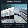 Side Window Deflectors Rain Guards Vent Window Visors for Acura