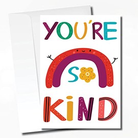 Thank You Cards for Students From Teacher with Envelopes- 25 Pack Rainbow