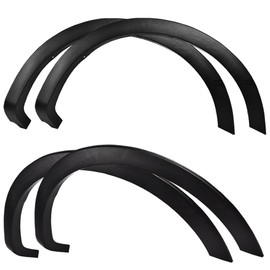 CNNELL Factory Style Fender Flares Compatible with 2004-2008 Ford F150 66.0"/67.0"/78.0"/96.0" Bed Length (Not Fit Heritage), Fit 2007-2008 Lincoln Mark LT 67.0"/78.0" Bed Textured 4pcs