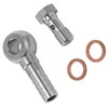 Brake Banjo Bolt M10x1.0 to 1/4 in Brake Line Banjo