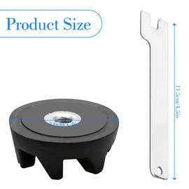 GLADFRESIT 3Pack Blender Coupler, Rubber Gear Spanner 9704230 Replacement Couplings Compatible with KitchenAid model KSB5 series