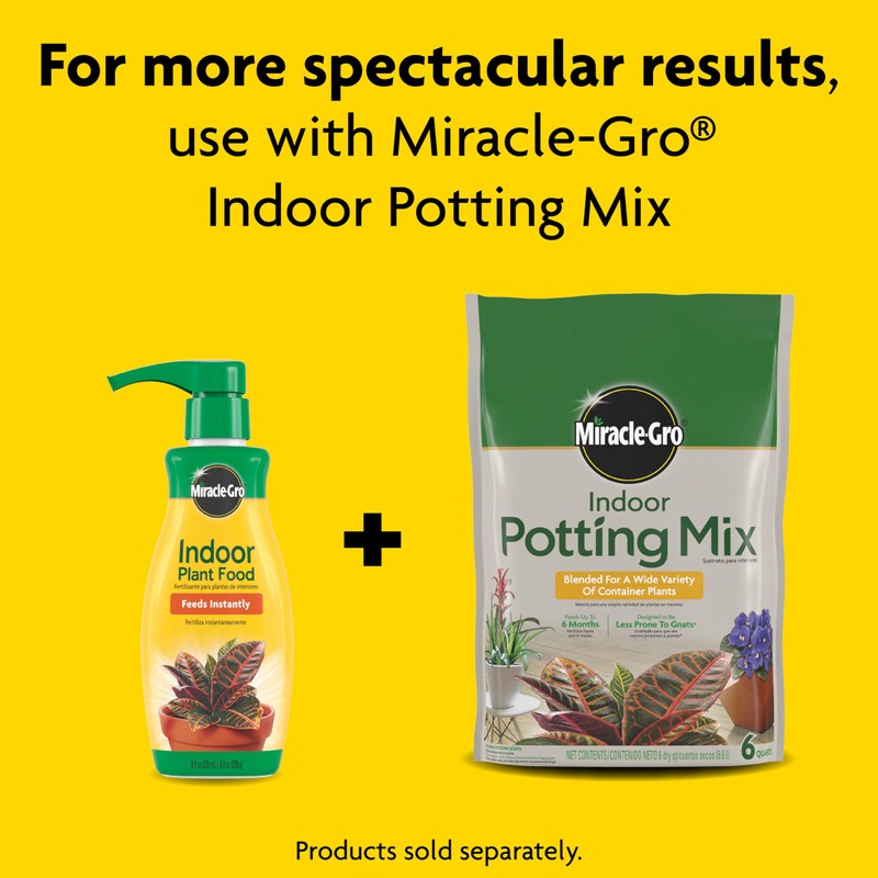 Miracle-Gro Indoor Plant Food, Liquid Plant Food for Houseplants, Snake