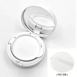 Gitabrande 화장품용기 여행용 외출용 쿠션 팩트 리필용 케이스 휴대용 퍼프 Cosmetic container travel portable cushion pact refill case with portable puff [Single item]