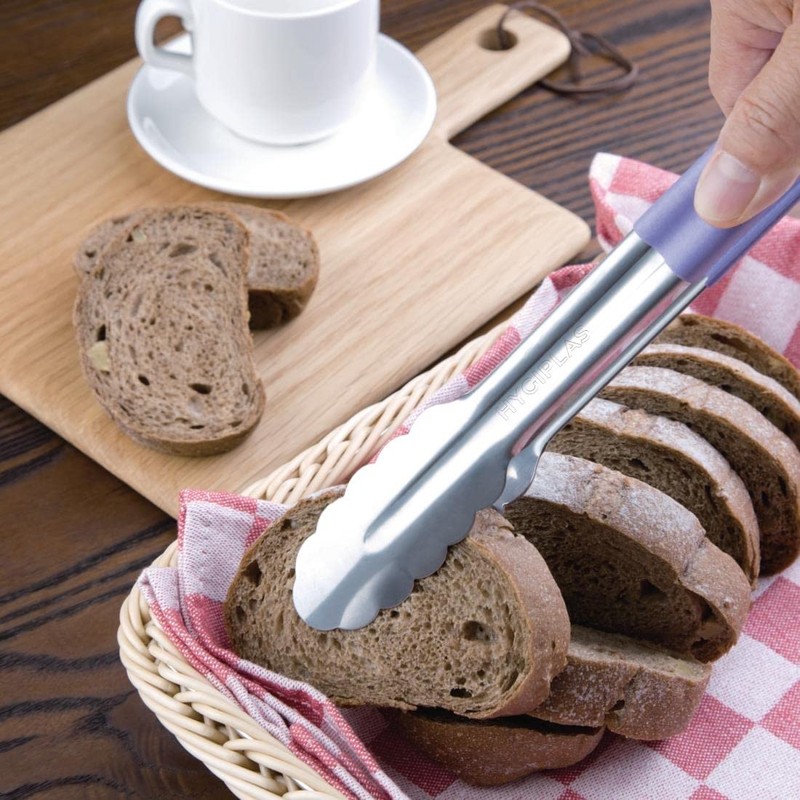 Hygiplas HC852 Colour Coded Serving Tong Purple 300mm