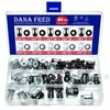 Dana Fred Short Jack Nuts,M4m5m6m8 Expansion Screw Petal Nut, 84pcs
