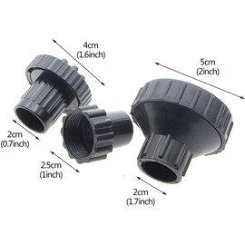 RUIAN Fountain Nozzle Kit, Set of 8 pieces Water Fountain Spray Head Kit for Garden