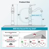 gotonovo Vessel Sink Faucet 360° Swivel Spout Single Handle Tall