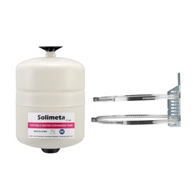 Solimeta 2.1 Gallon Potable Water Expansion Tank With Adjustable Wall Mounting Bracket