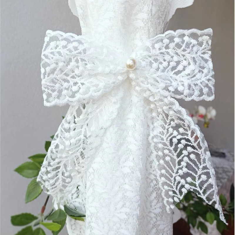 Uoocg Curtain Tie Backs Bow White Curtain Straps Adjustable Curtain