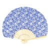 Ken Onishi LIBERTY Shell Fan, 8.7 inches (22 cm), Flower