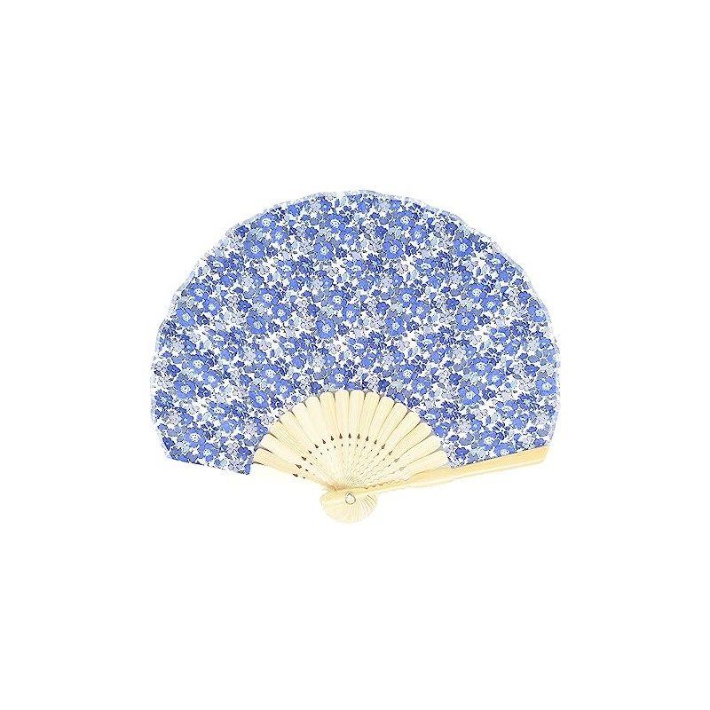Ken Onishi LIBERTY Shell Fan, 8.7 inches (22 cm), Flower