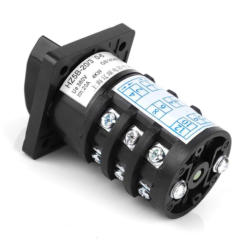 Switch 7 Position, 500V 20A Toggle Switch Selector Switch, 12