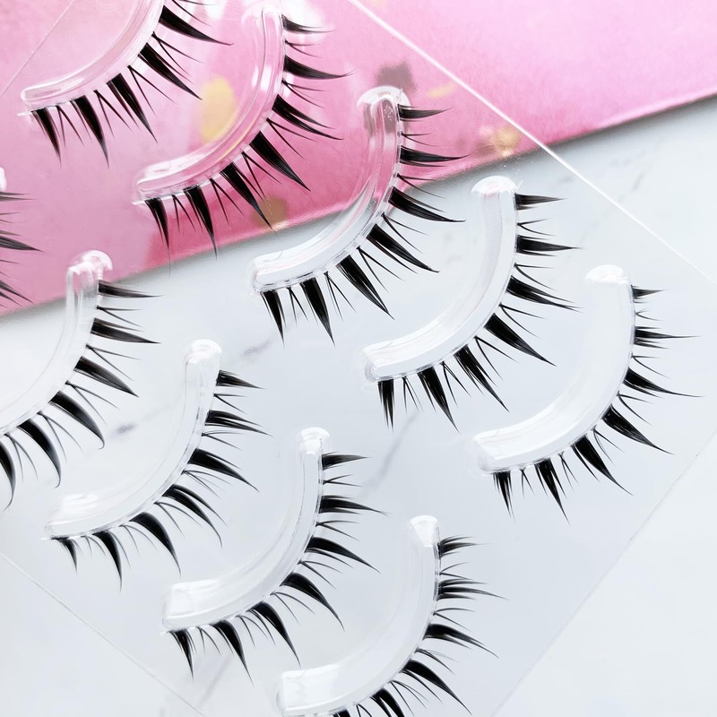 Musegetes False Eyelashes, 4D False Eyelashes, Natural False Eyelashes, Ultra