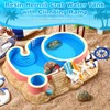 Gerrii Hermit Crab Water Bowl with Climbing Ramp, 2 Compartments,